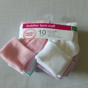 10 pair little girls socks